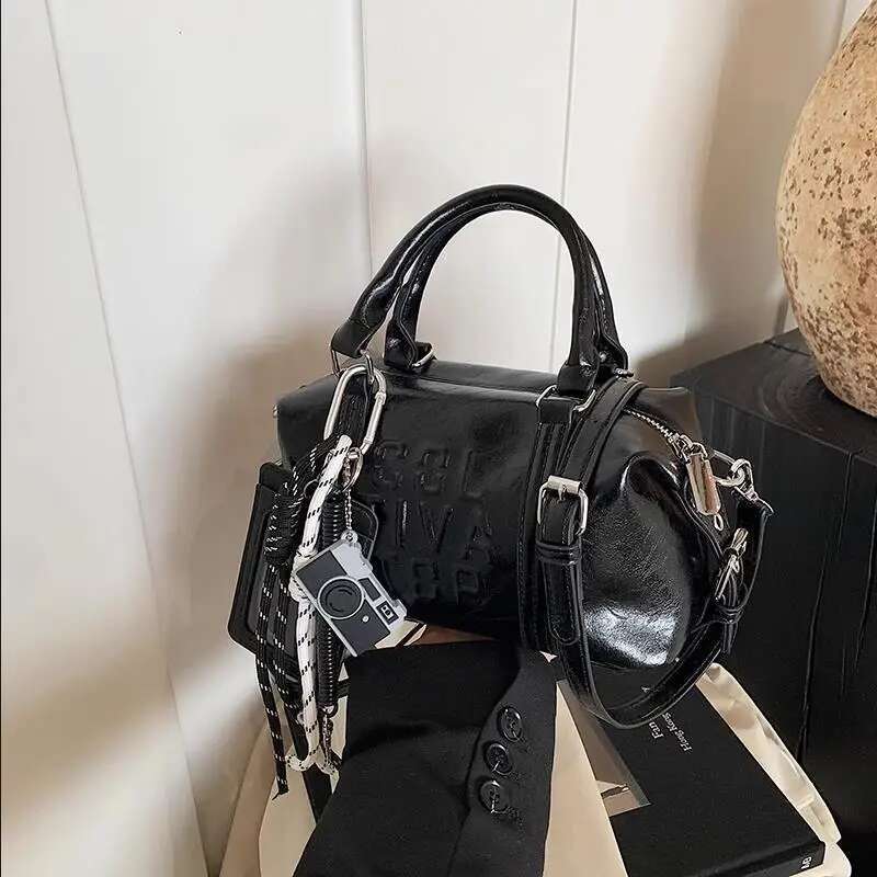 Top-Handle For Women Brand Designer Crossbody Bags With Pendent Large Capacity Pillow Bag Boston Purses And Handbag
