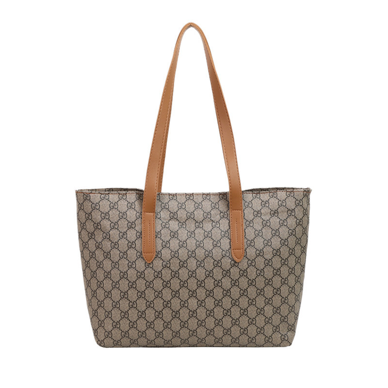 New style trendy retro large-capacity tote bag commuter shoulder bag for women underarm bag versatile and simple