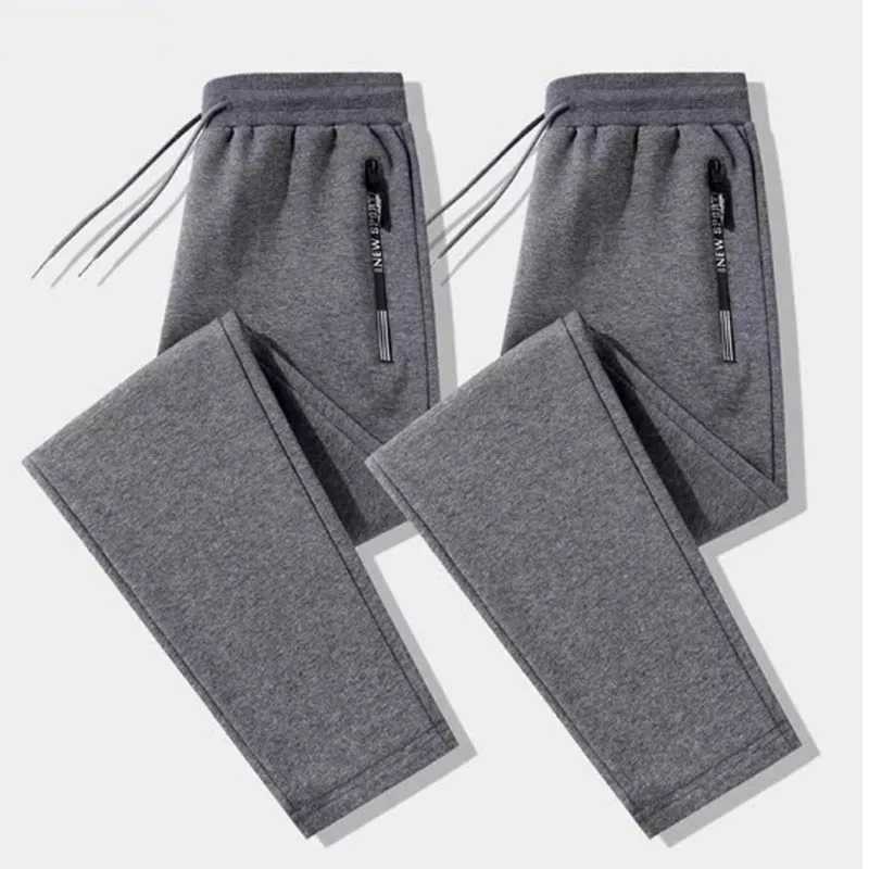 Mens casual pants spring and autumn new loose straight leg long pants bundle feet all fashion sports sweatpantsXJ250904