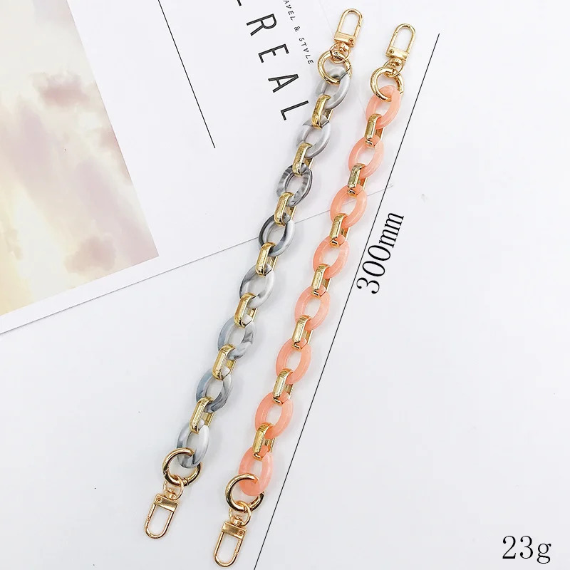 Acrylic Replaceable Detachable Bag Chain Strap Purse Handbag Bag Straps Resin Crossbody Shoulder Bag Diy Accessories 251110