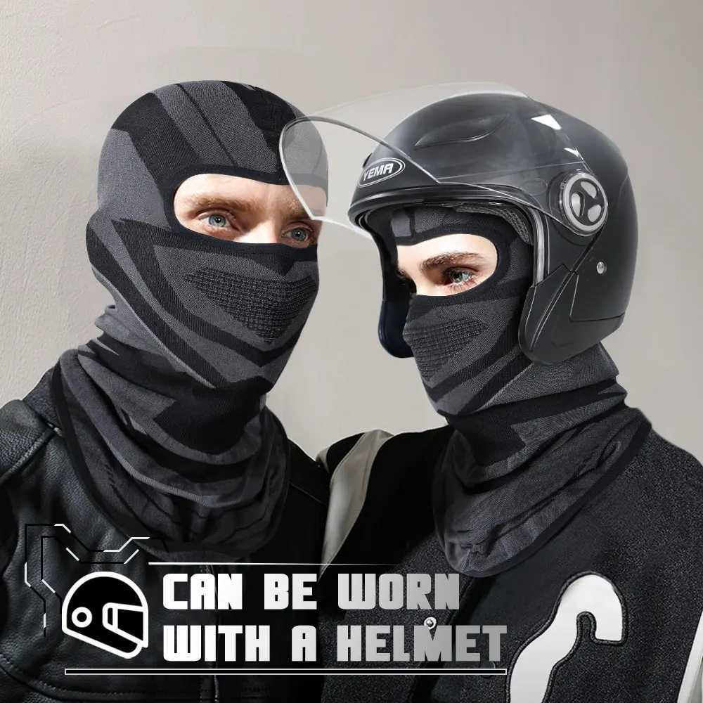 Motorcycle Balaclava Full Face Mask Breathable Moto Motorbike Cycling Hood Cap Windproof Ski Racing Riding Motocross Neck Warmer S251110
