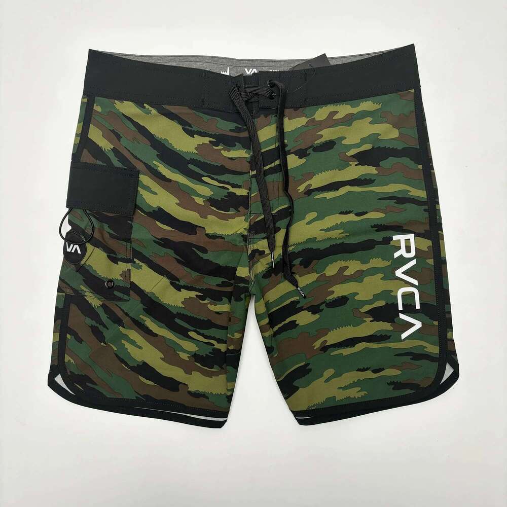 High Quality Men's Sport Boardshorts Bermuda 4-way Stretch Quick-dry Beach Surf Shorts Comfortable Fiess Mens Swim Trunks