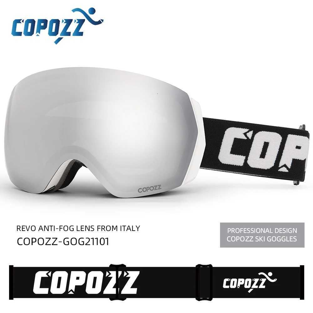 COPOZZ New Ski Goggles Double Lens Anti-fog UV400 Men Women Winter Snowboard Sports Adult Professional Adjustable Ski Goggles K251110