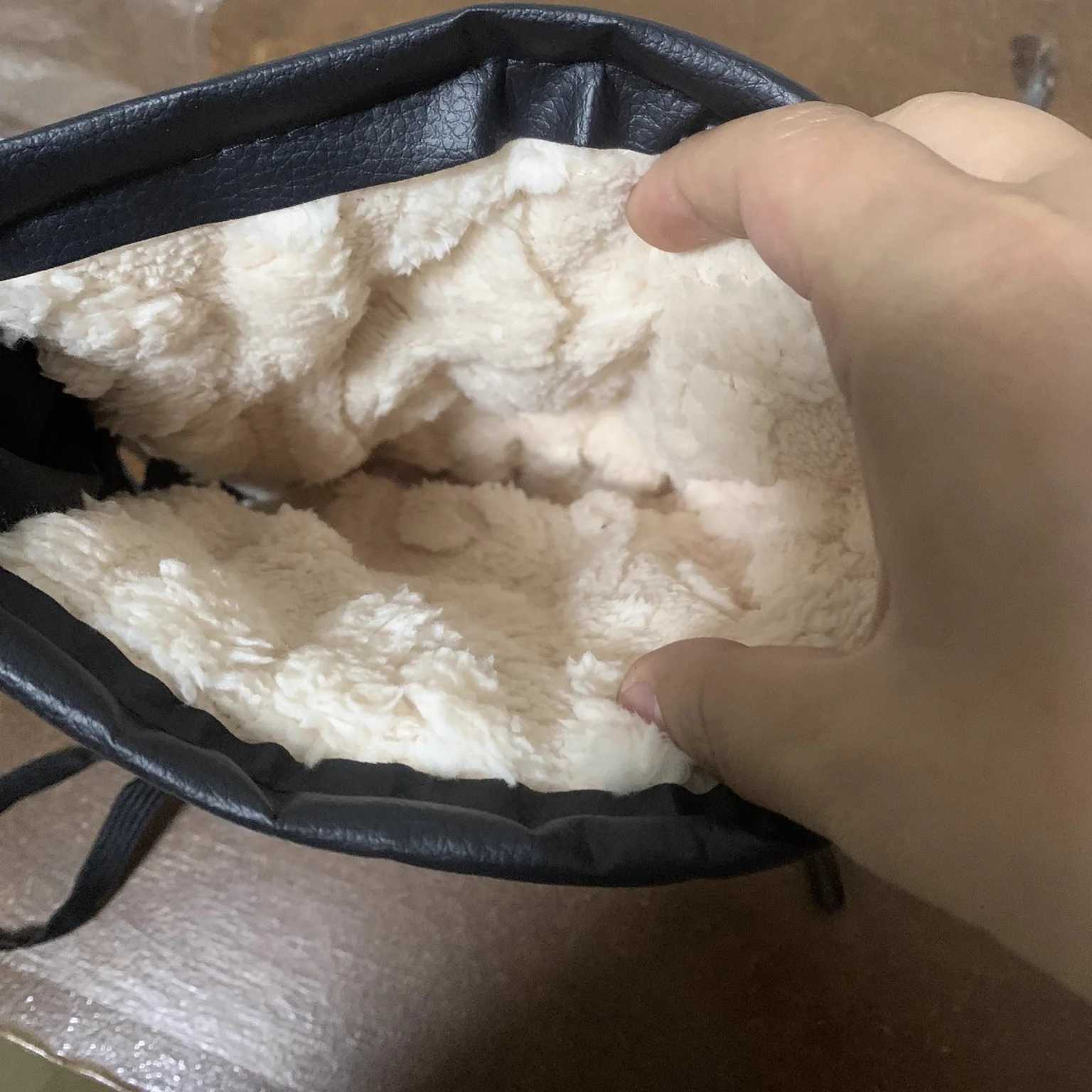 2PCS Winter Electric Bike Gloves Windproof Warm Thickened Handle Cover Comfortable Plush Handlebar Mitten For Bicycle Motorcycle S25118