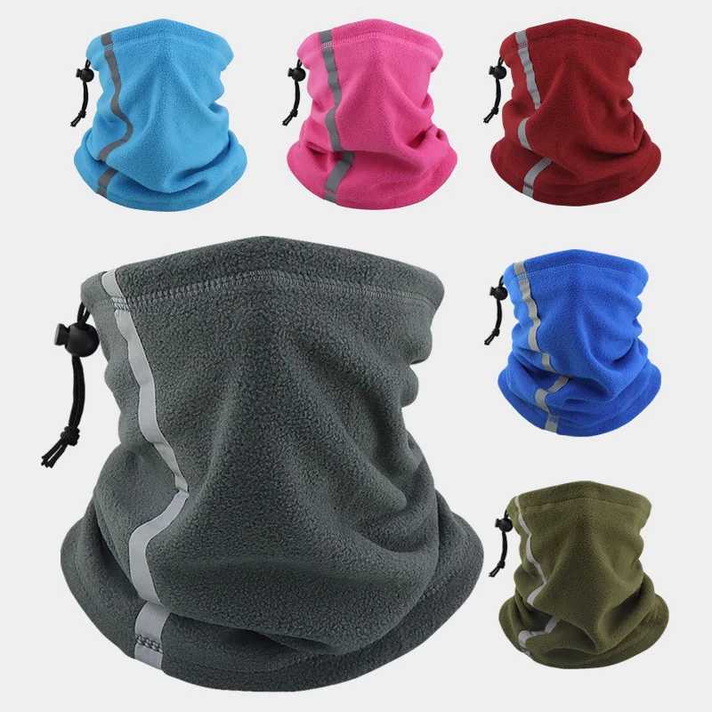 Winter Neck Warmer Cycling Men Women Fleece Warm Reflective Neck Wrap Multifunctional Hiking Face Mask Delivery Ski Neck Cover S251110