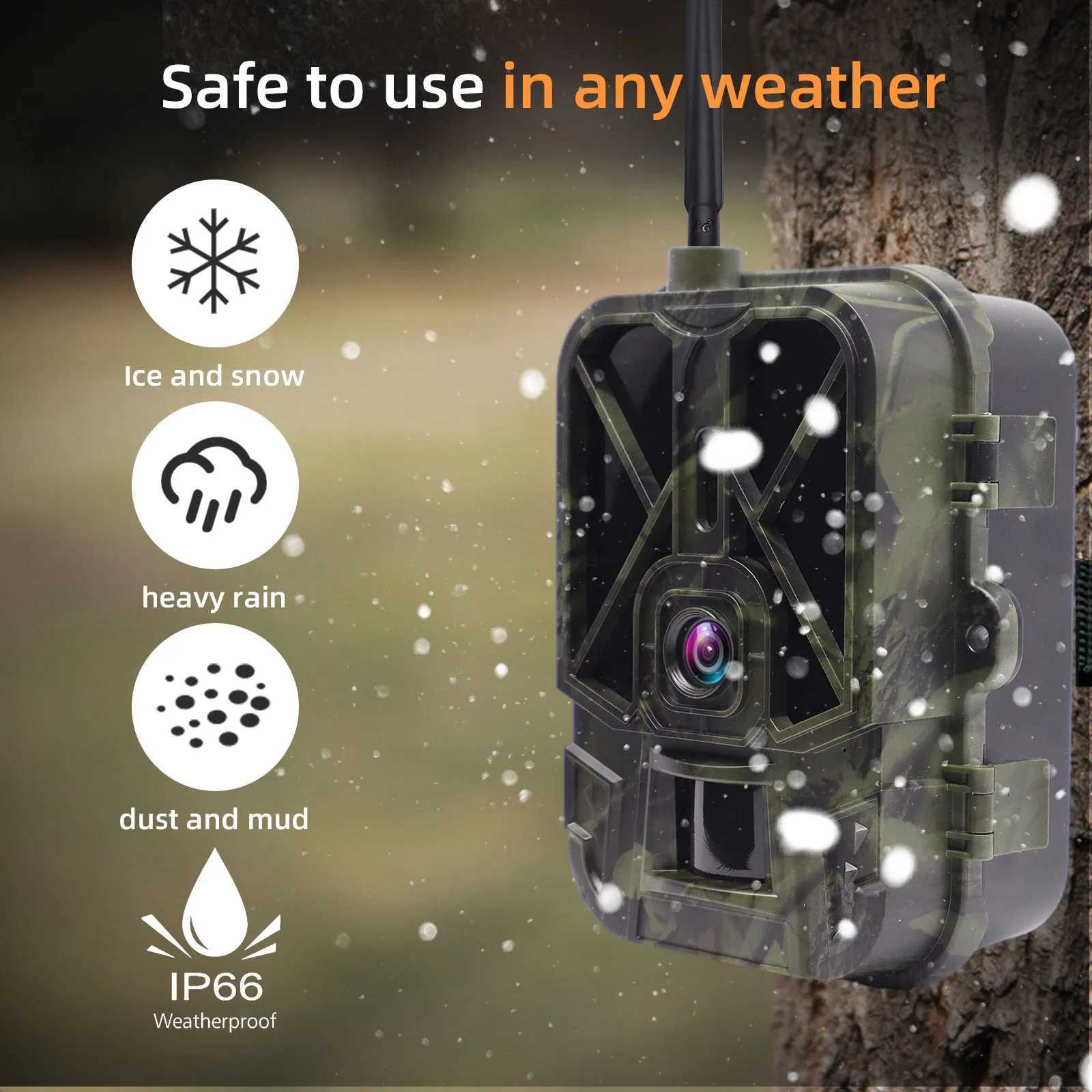 4G tracking camera 4K 36MP application control 8000MA lithium battery hunting camera night vision wildlife reconnaissance X2504113
