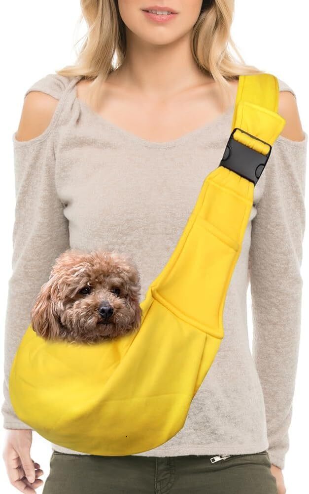 Dog Strap Strap, Adjustable Strap Strap for Dogs, Front Pocket and Seat Belt, Hands Free Pet Carrying Stand, Suitable for Travel, Outdoor