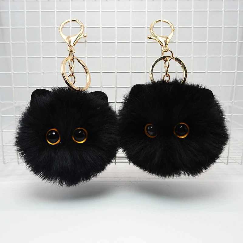 Cute Plush Keychain Cartoon Cat Toy Pendant Keychain Female Packaging Decoration Car Keychain Cute Girl Gift Accessories W250411