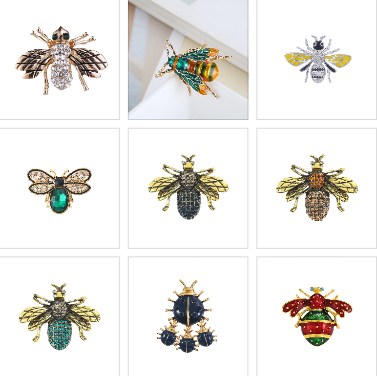 Exquisite Insect Shaped Design Charming Women s Brooch Finely Textured Alloy Material Carving Daily Wear Boutique Gift Brooch