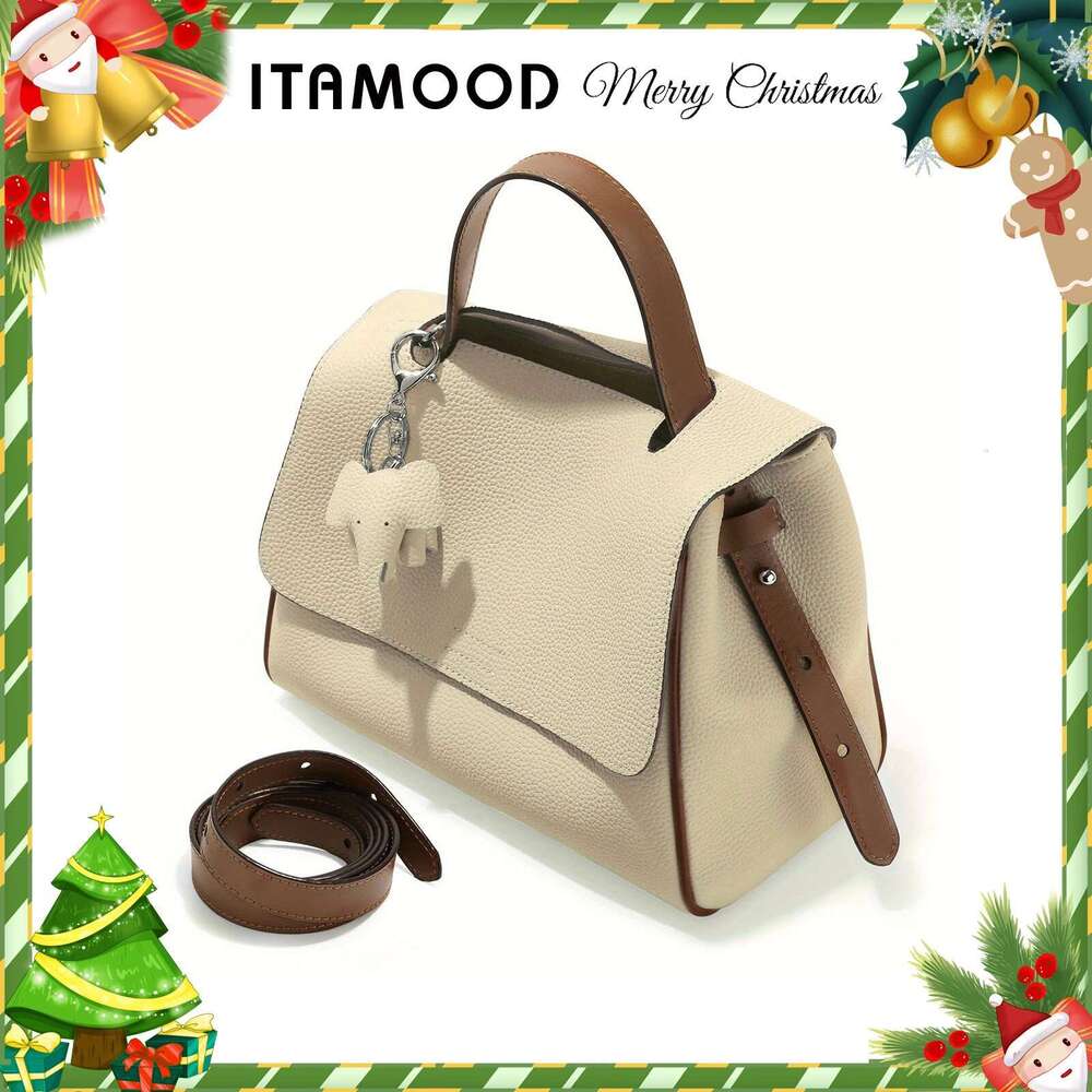 Designer Bag ITAMOOD Genuine Leather Women Fashion Versatile Tote Crossbody Shoulder Handbag Satchel Purse Female Bag Valentine's Daygift