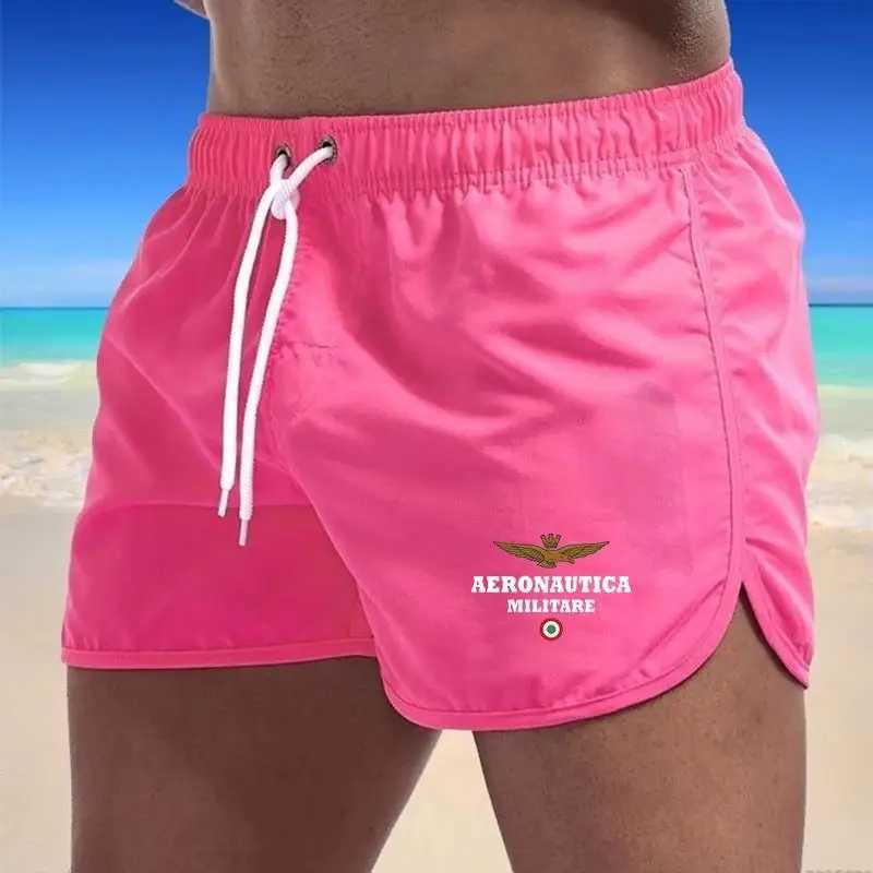 2024 Mens Fashion Printed Swimming Shorts Quick Drying Beach Set Breathable Drawstring PocketW250410