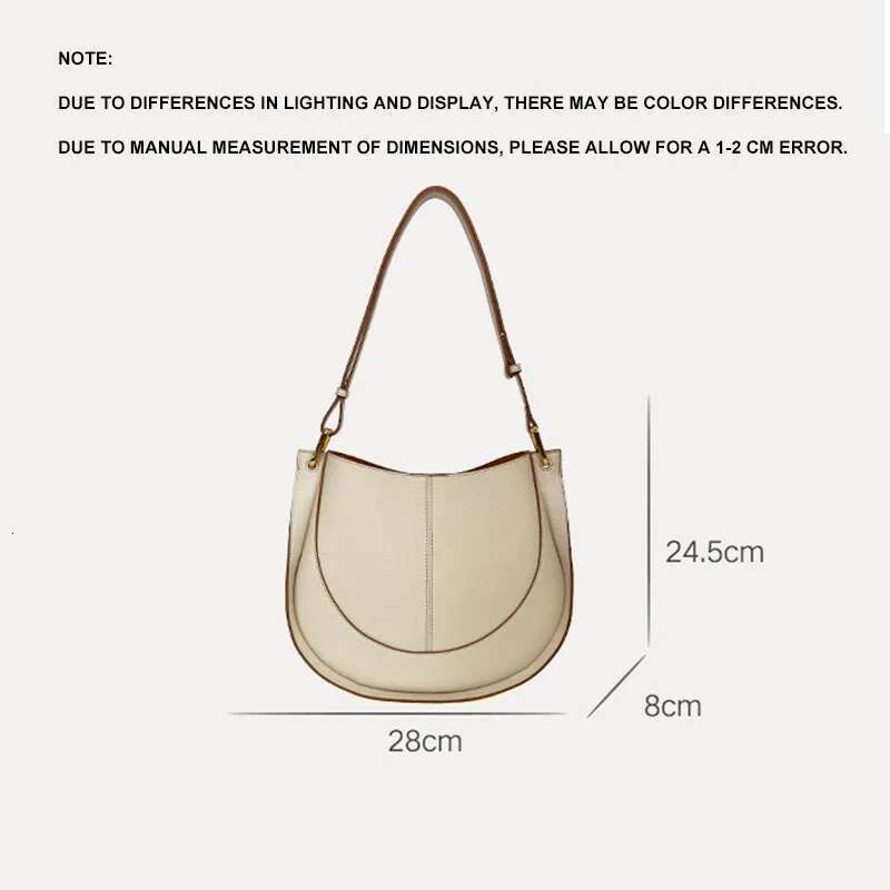 Large Capacity Single Shoulder Crossbody Bucket Soft Niche Light Leather Women's Bag New Trendy Saddle Bags