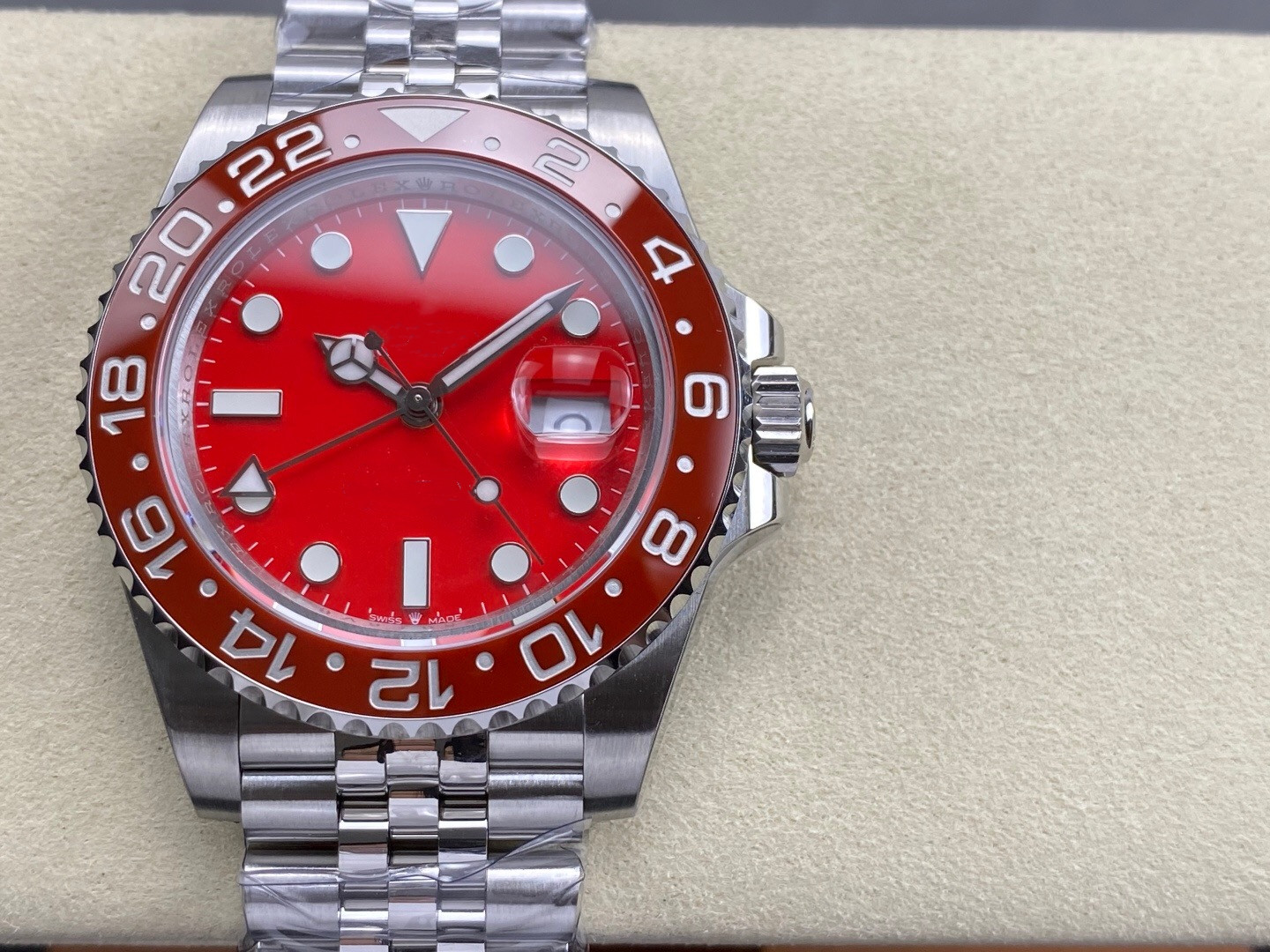 CVS Men's fashion watch size 40 mm with 3285 movement Fully automatic mechanical sapphire glass mirror 904 stainless steel case Strap