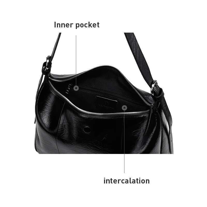 LA FESTIN Original 2024 New Women's Leather Tote Shoulder Bag Designer Cross Body Bags
