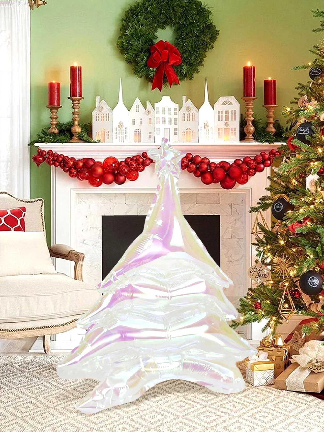 Christmas 2/3pcs small Christmas tree balloons suitable for Christmas New Year birthday party decorations Christmas Eve decorations Y251111