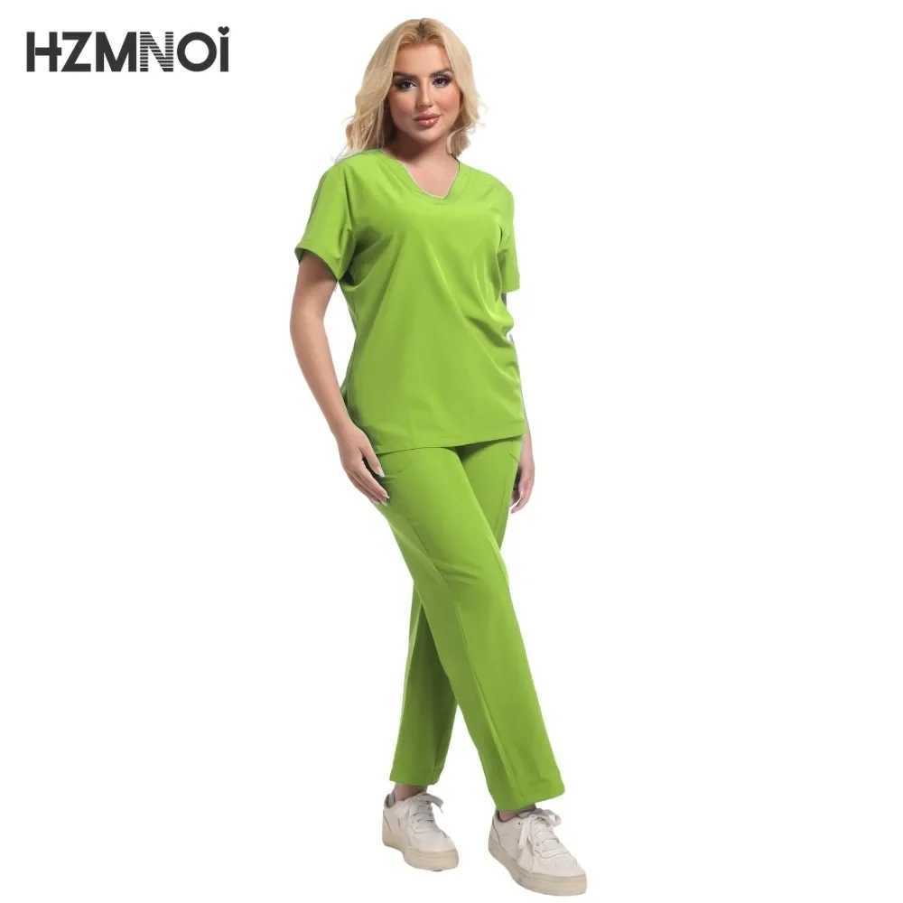 New Scrubs Set Medical Uniforms Uniform Doctor Surgery Overalls Beauty Sn WorkwearWorkers Scrubs Dentistry Work Clothes Set X250410