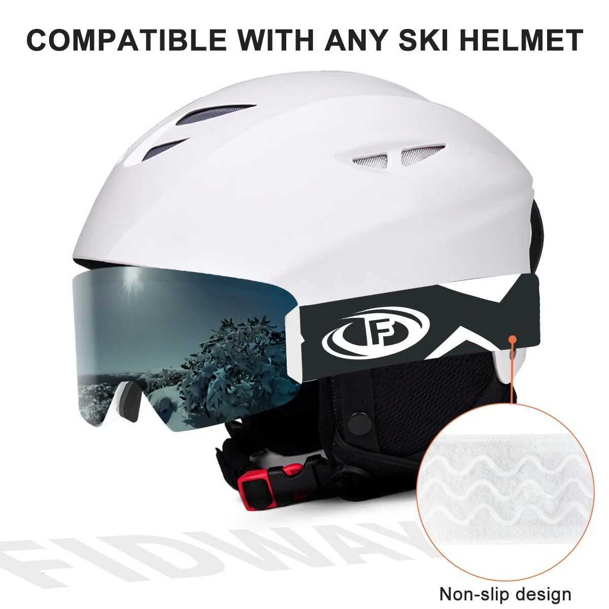 Findway Adult Ski Goggles Anti-Fog Ski Goggles Cylindrical Anti-Fog Snow Goggles UV Protection Snowboard Goggles For Men /Women K251110