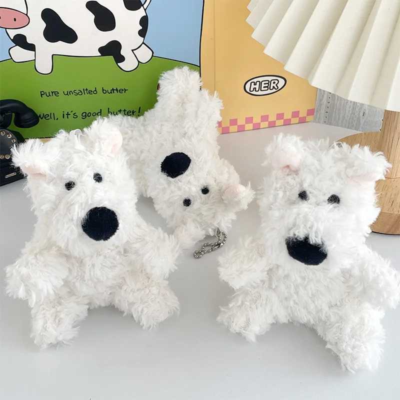 1 Cute Western Highland Inflatable Doll Cartoon Pendant Kavay Doll Keychain Bag Pendant Childrens Gift W250411