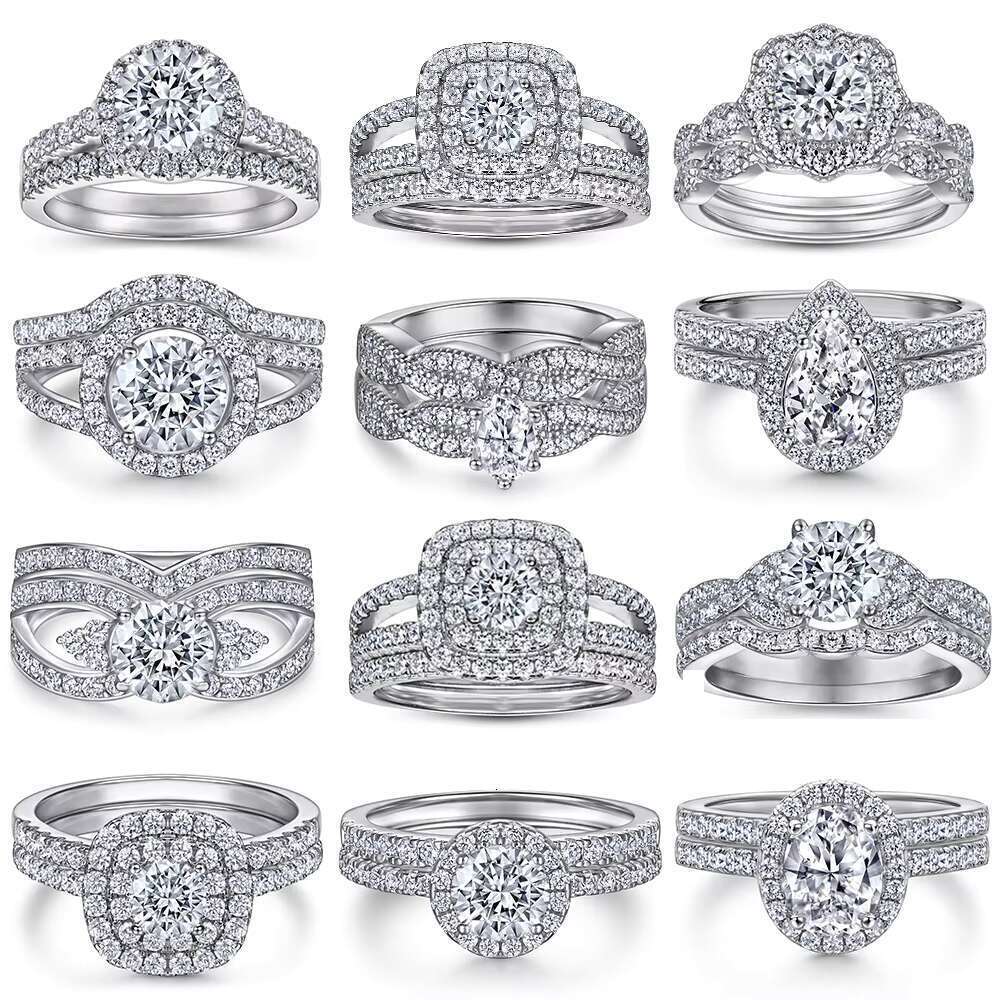 Sterg Engagement Wedding Ring Tong Hot Selg Sier Sets Jewelry Vendors Rings