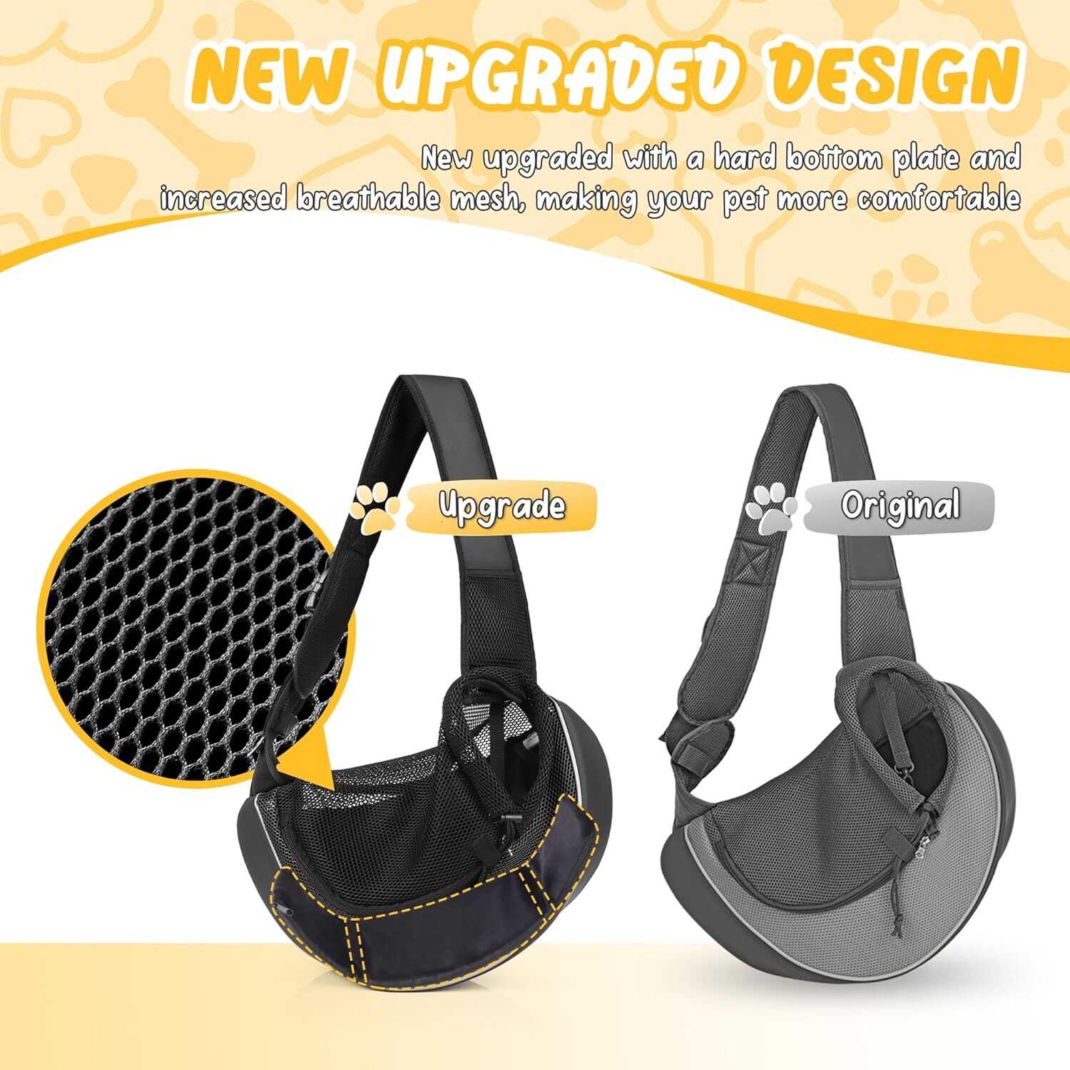 upgraded dog strap strap m black suitable for puppies cats weighing up to 10 pounds approximately 4 5 kilograms detachable hard sole and breathable me