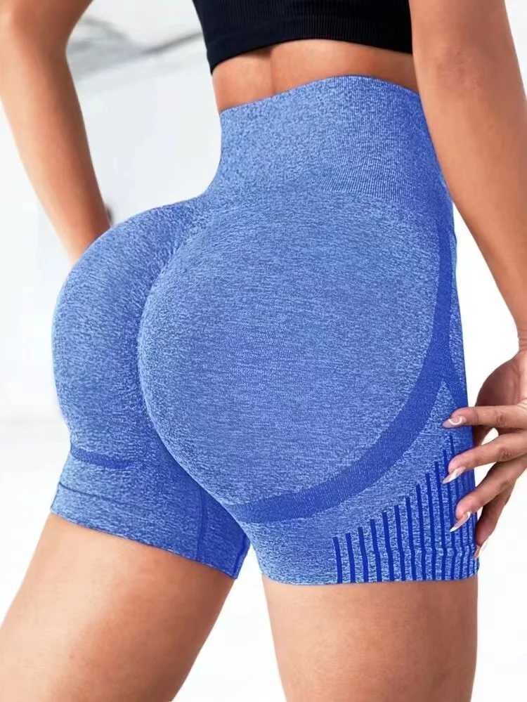 Womens yoga shorts high waisted exercise shorts fitness yoga weightlifting hip fitness womens yoga gym running shorts sportswearW250411
