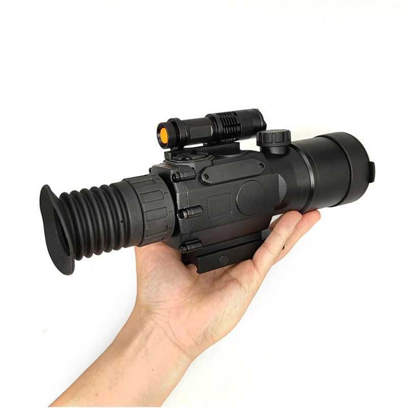 Night vision scope infrared camera photo and video playback WIFI DSLR aiming rifle 500M range hunting X250411