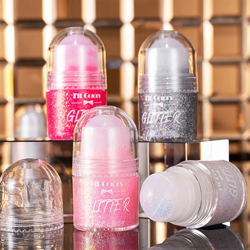 8-Color Ball Glitter Gel Stage Makeup Glitter Gel Body Paint Glitter Eye Shadow 250410