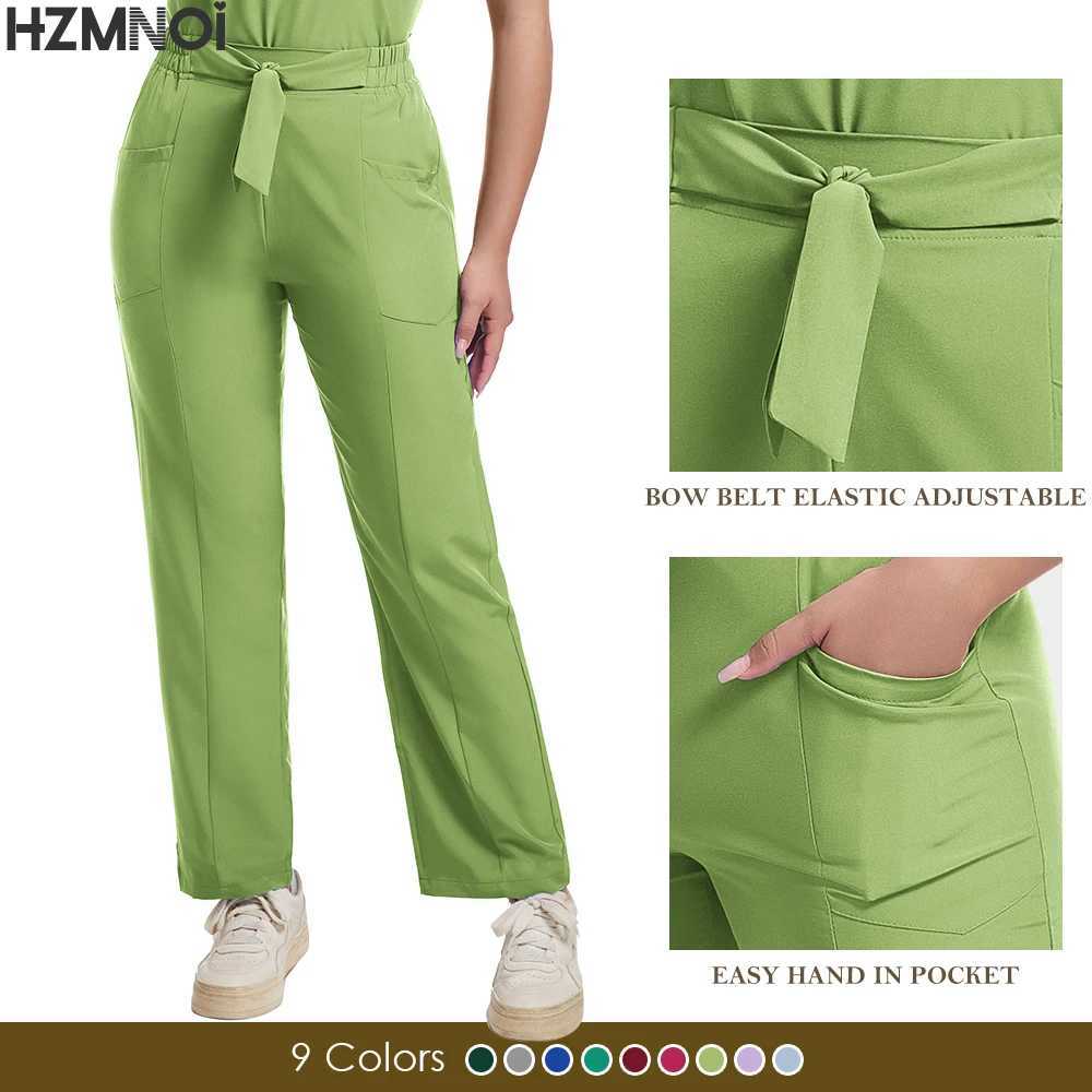 Fashion Women Workwear Scrub Tops+pant Medical Uniform Surgery Scrubs Shirt Short Slve Pet Shop Doctor Nurse Nursing Uniform X250410