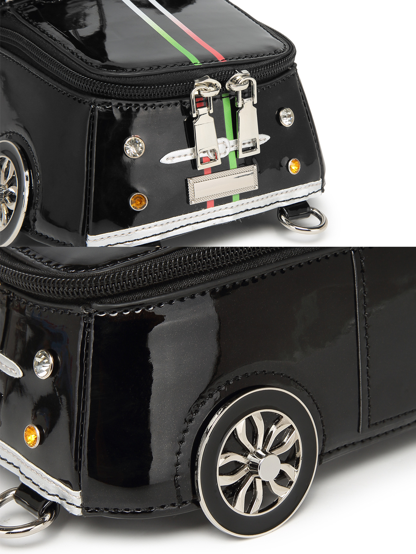 Off road Vehicle shaped Handbag Creative Unique Irregular Bag Convertible to Crossbody or Backpack Irregular Design Multi-Purpose Offroad SUV Style Sh