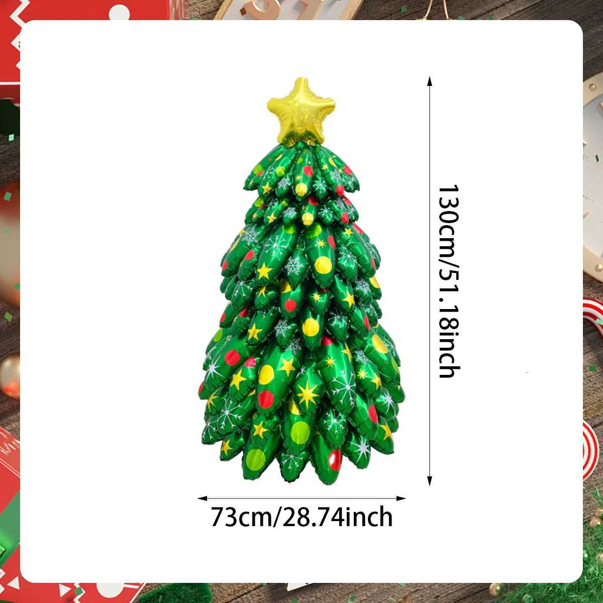Christmas Large Christmas tree balloon decorations Christmas party decorations holiday parties winter birthdays garden decorations Y251111