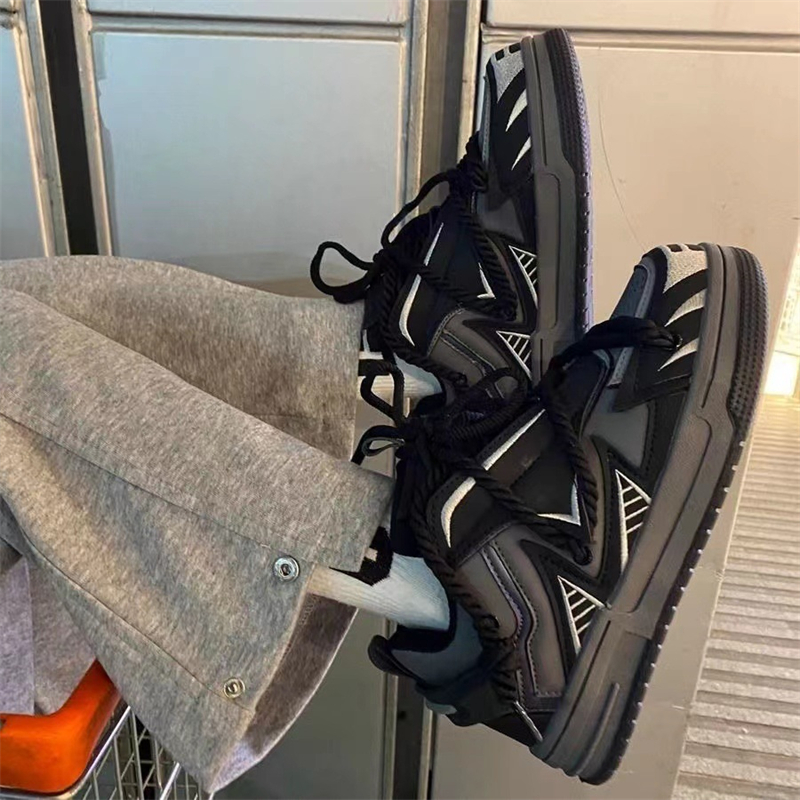 hot free shipping designer Casual Shoes mens womans outdoor trainer Height Increasing black platform Athleisure sport shoes