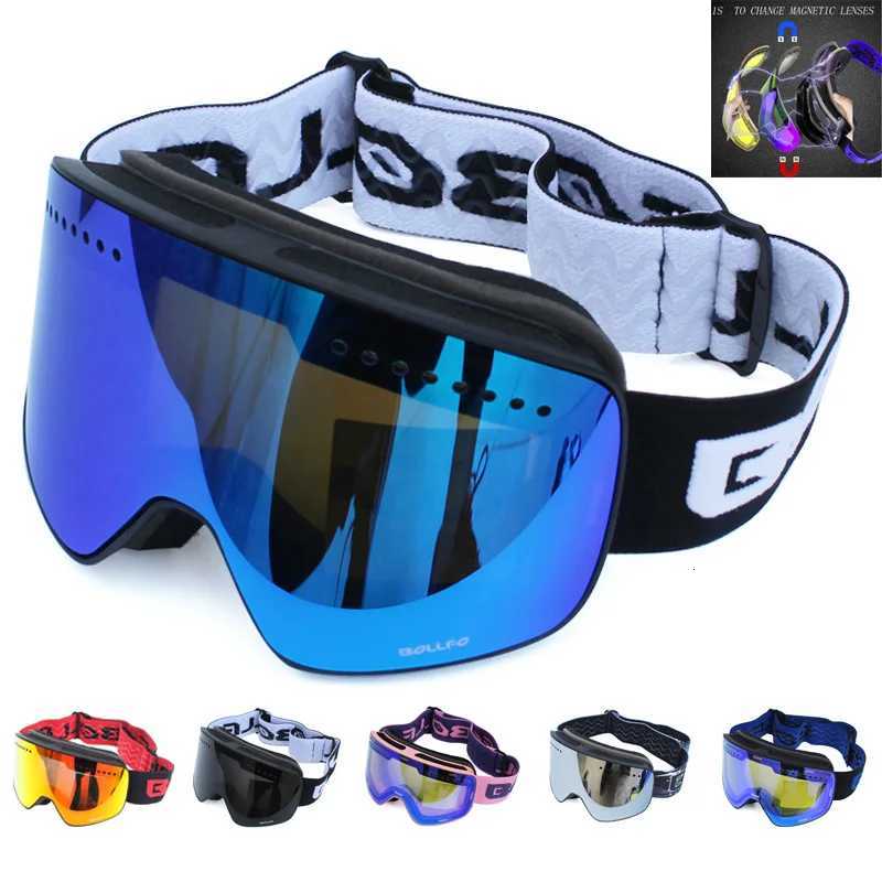 Ski GoggLEs DoubLE Layer Polarized LEns Skiing Anti-fog UV400 Snowboard GoggLEs Men Women Ski Glasses Eyewear K251110