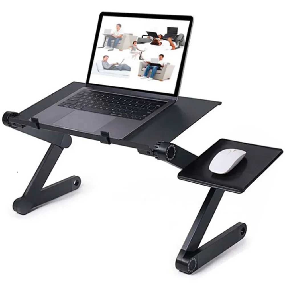 Adjustable Laptop Standing Desk Bed Mtifunctional Laptop Table 360 Rotating te Notebook Lap Aluminum Laptop Stand C251111