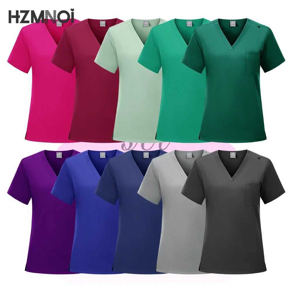 Women Scrubs Suits Surgical Tops Pants Multicolor Workwear Casual Jogger Clothes Hospital Doctor Nurse Uniform Medical Scrub Set X2504101