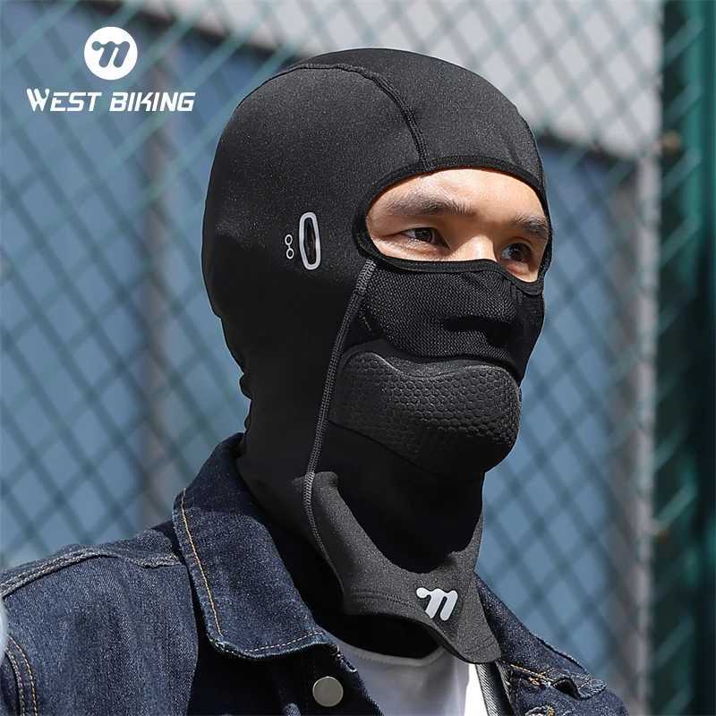 WEST BIKING Warm Cycling Face Mask Chin Protection Winter Balaclava Bike Cap Windproof Scarf Ski Bicycle Motorcycle Neck Warmer S251110