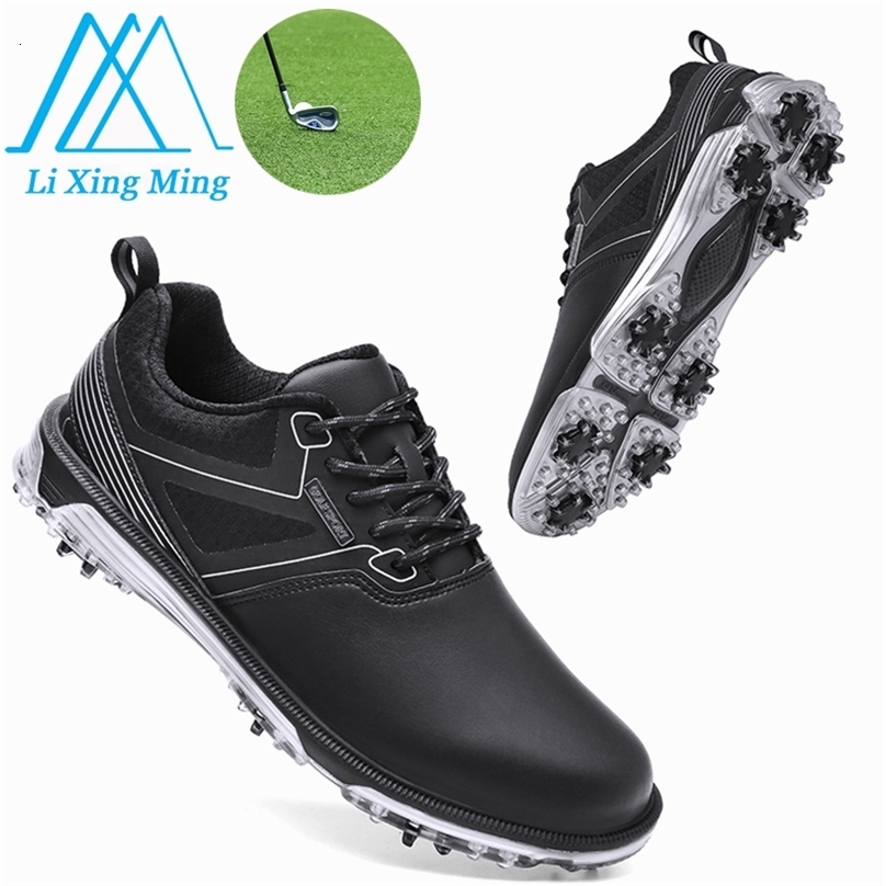 Waterproof Golf Shoes Men High quality Leather Professional Outdoor Golfing Sneakers Walking Exported To Europe And America4047 251023ww