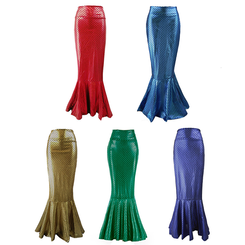 Sexy Mermaid High Waist Fish Tail Half length Skirt Hot Selling