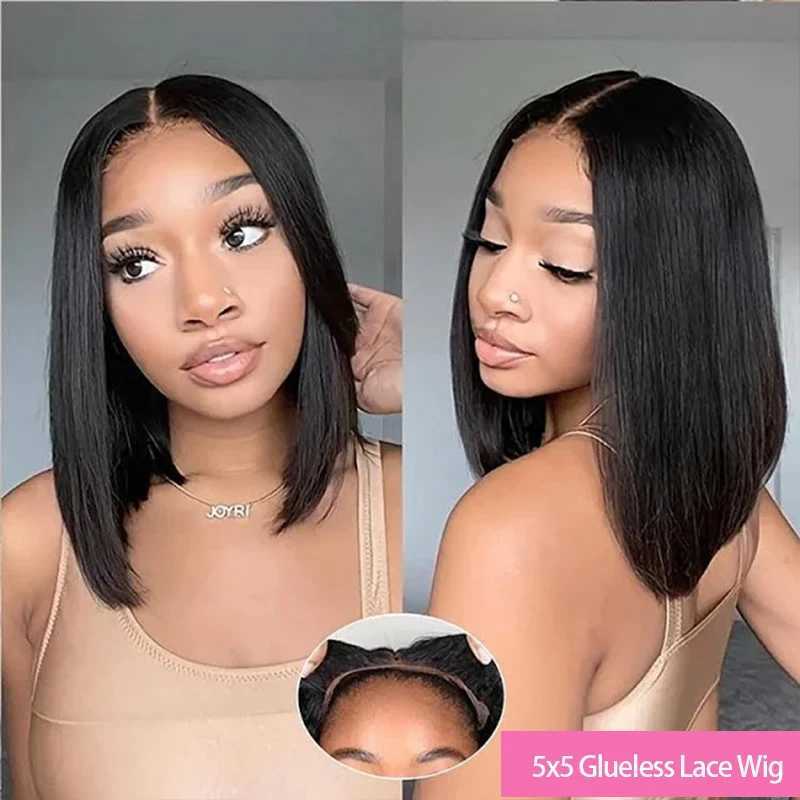 10 Inch Straight Bob Wig Human Hair 13x4 HD Lace Front Wigs Human Hair Pre Plucked Lace Frontal Wigs 5X5 Glueless Short Bob WigsT251111