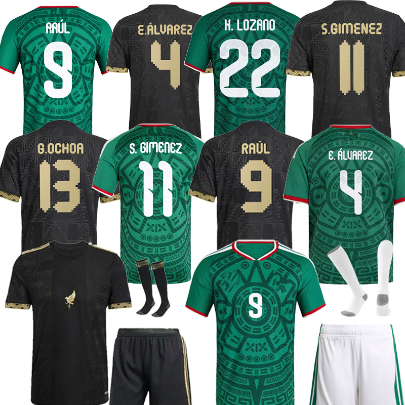 2025 2026 RAUL Soccer Jersey E.ALVAREZ HENRY Football Jersey S.GIMENEZ J.QUINONES Men Kids A.VEGA J.VASQUEZ Fans Player Jersey