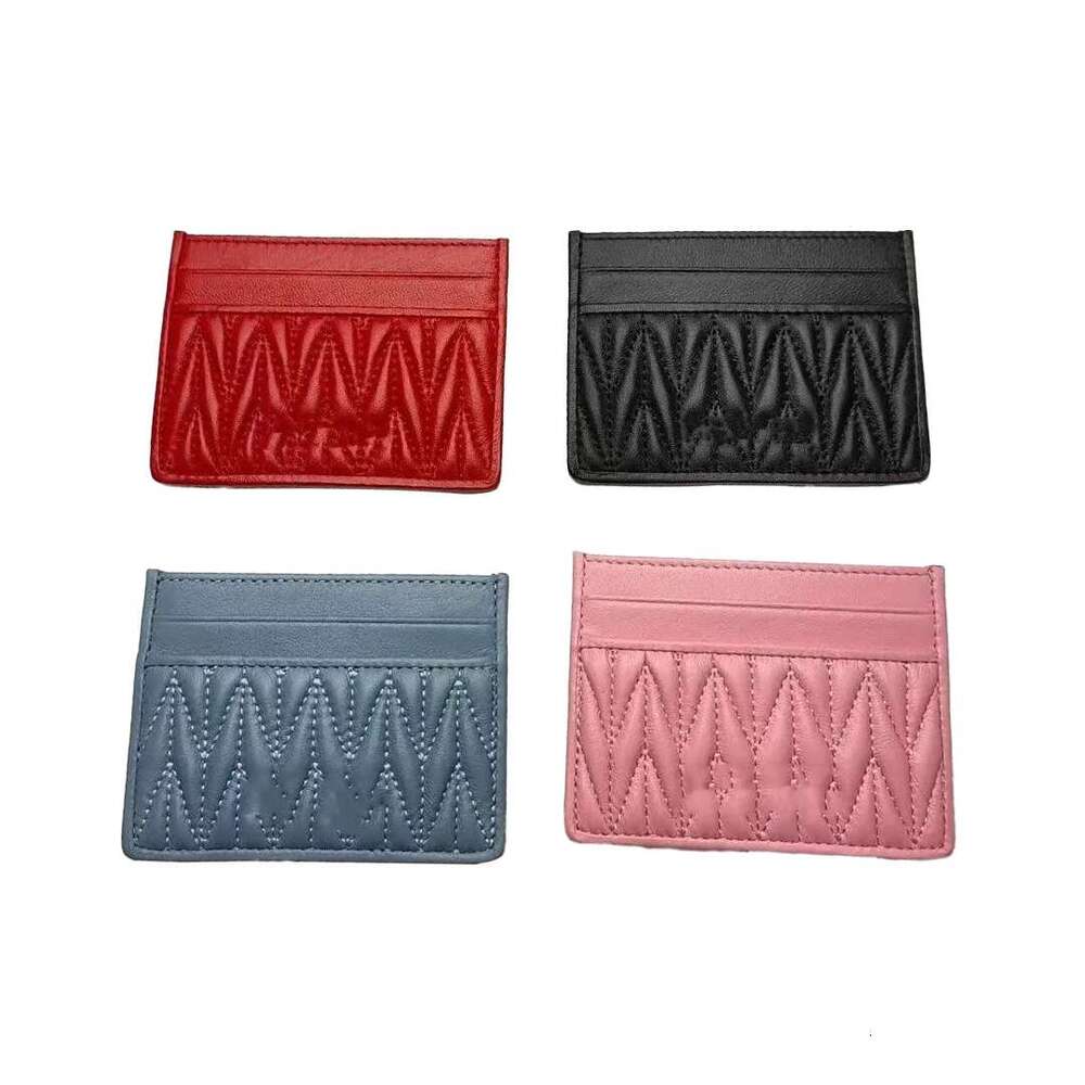 Black Pink Women's Short purse Designer Mini Purse Card holder Bride Women's Fashion Pleated purse Coin purse Zipper tote bag