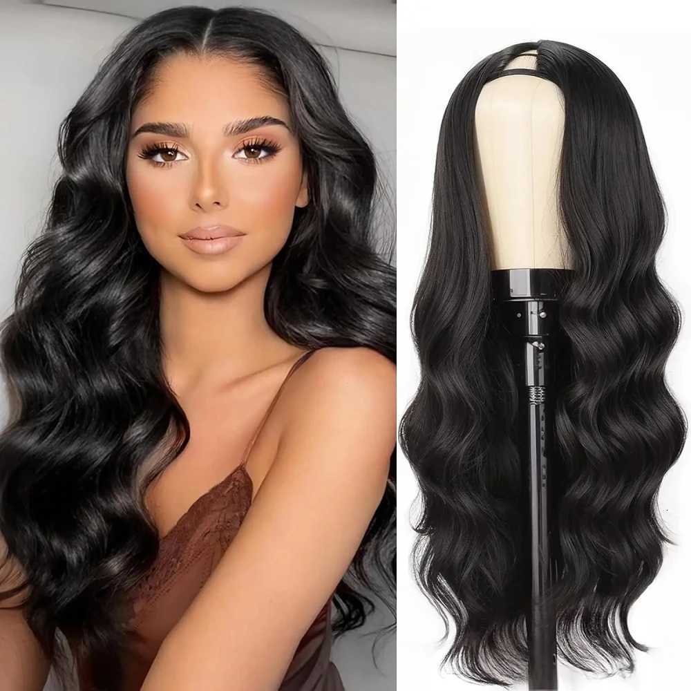 No Leave Out V Part Body Wave Wigs 200 Density Upgrade Brazilian Hair 32 Inches 100 Human Hair Easy Install Natural Women HairT251111