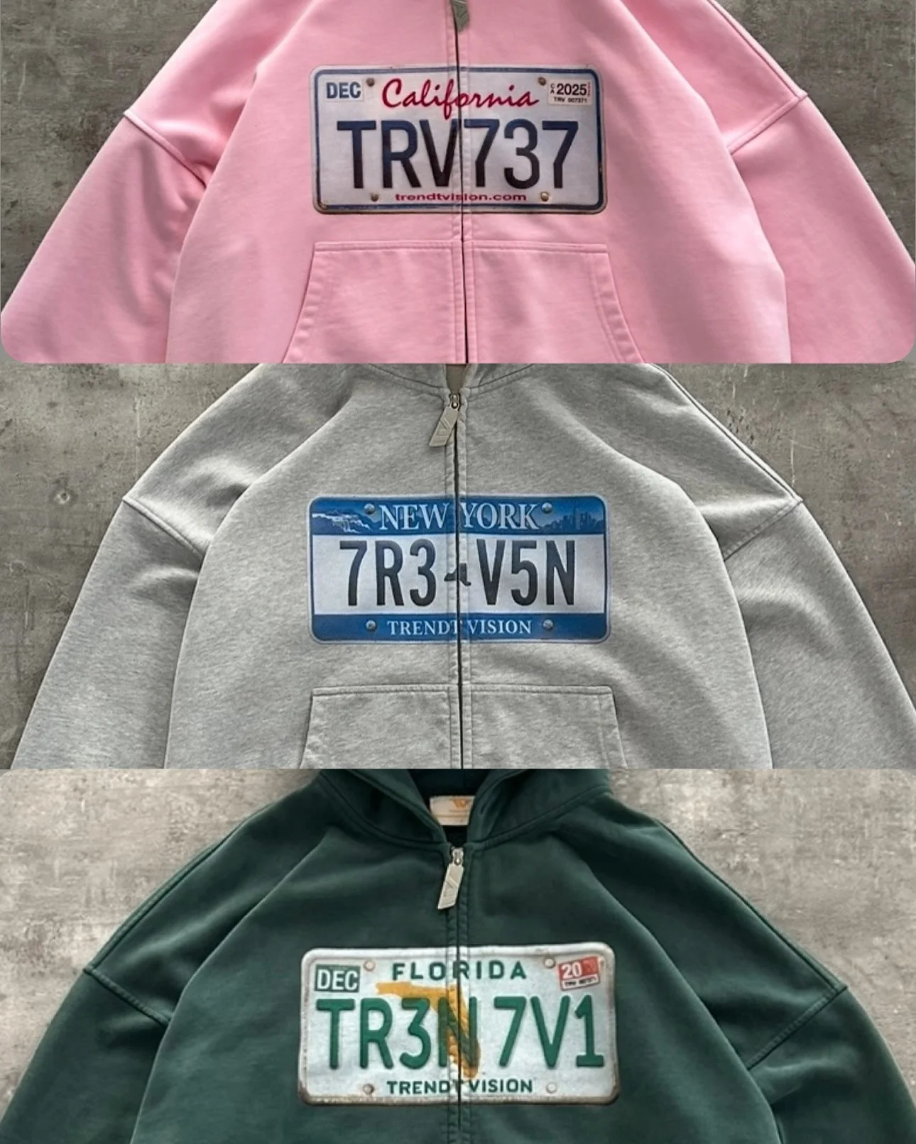 American Retro High Street Letter Print Zipper Hoodie Y2k Harajuku Casual Couple Oversized Sweatshirt Hoodies Mens Clothing 251110