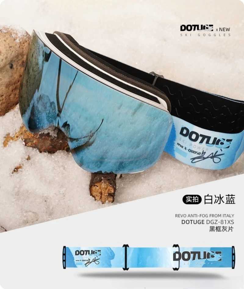 DOTUGE Ski Goggles Magnetic Polarized Anti Fog for Adults Outdoor Mountaineering Cycling K251110