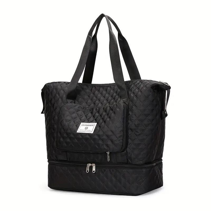 FL- Women Ladies Gym Bag Waterproof Large Weekend Travel Holdall Duffle Bags Luggage