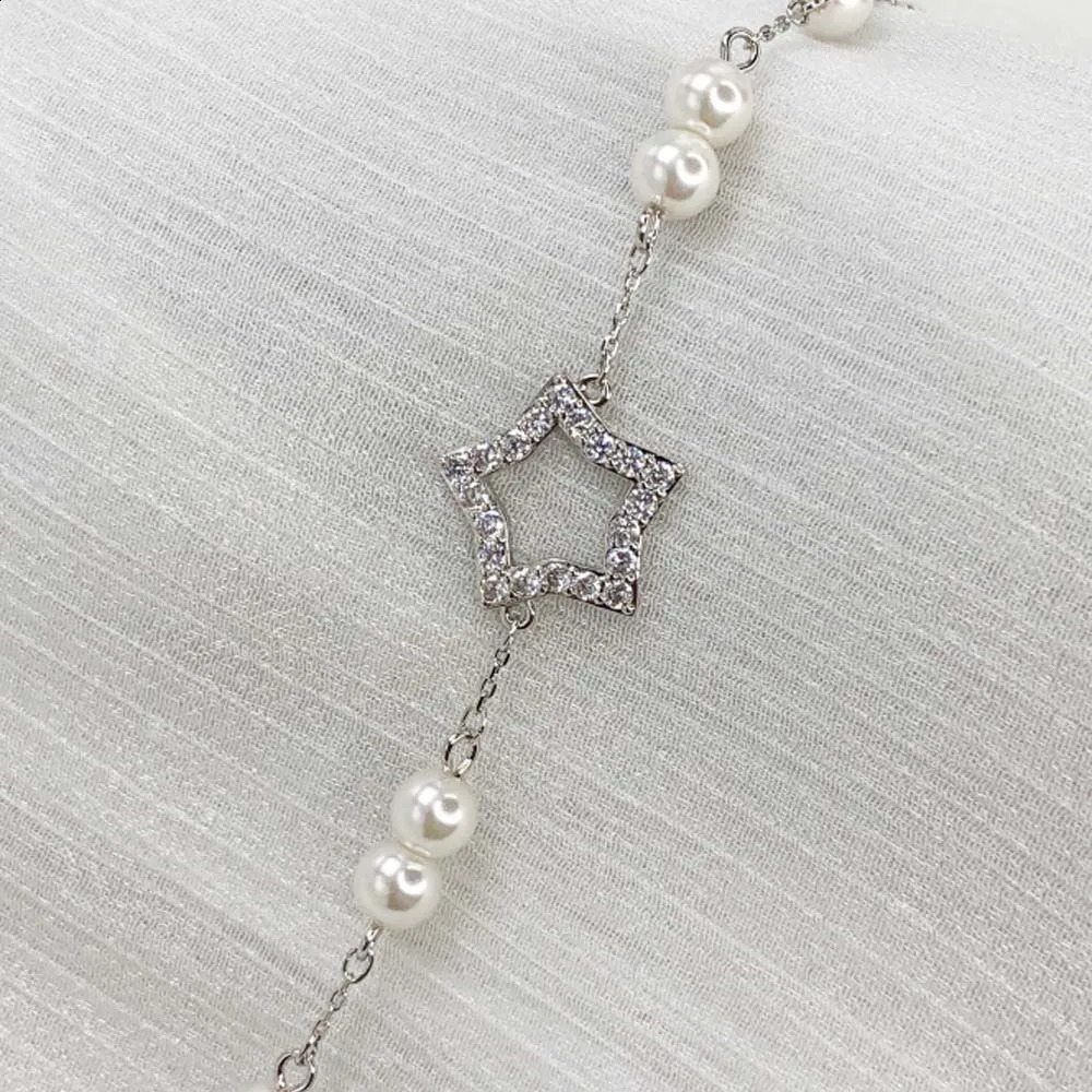 Fashion Stella Star white pearl bracelet for womens high-end jewelry gift 250407