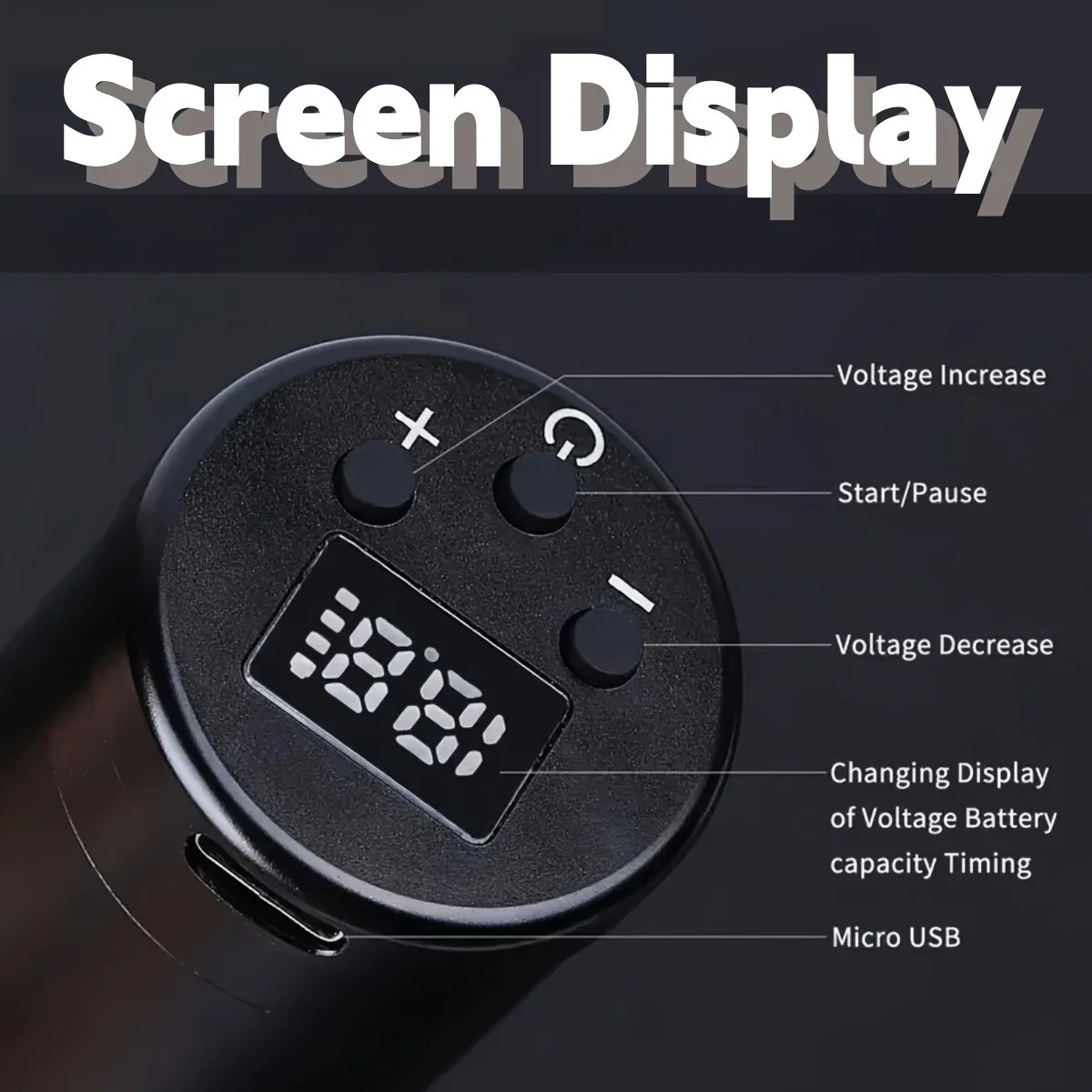 Wireless Tattoo Machine 1500mah Battery 6 Hours Life Pen anent Makeup Machines Supplies 251103