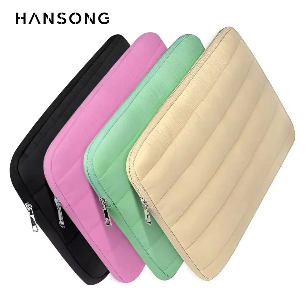Puffy Laptop Bag for 9-13 inch Notebook Case fit 14.2 Air Pro Tablet Waterproof Portable Travel Carrying PC Handbag 250407