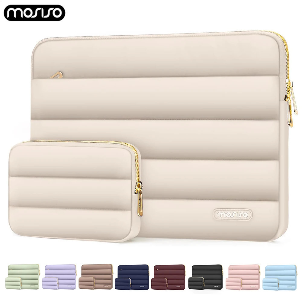 Puffy Laptop Sleeve 13 14 15 16 inch for 2024 Air Pro M1 M2 M3 Cute Notebook Carrying Case Cover Waterproof Computer Bag 250407