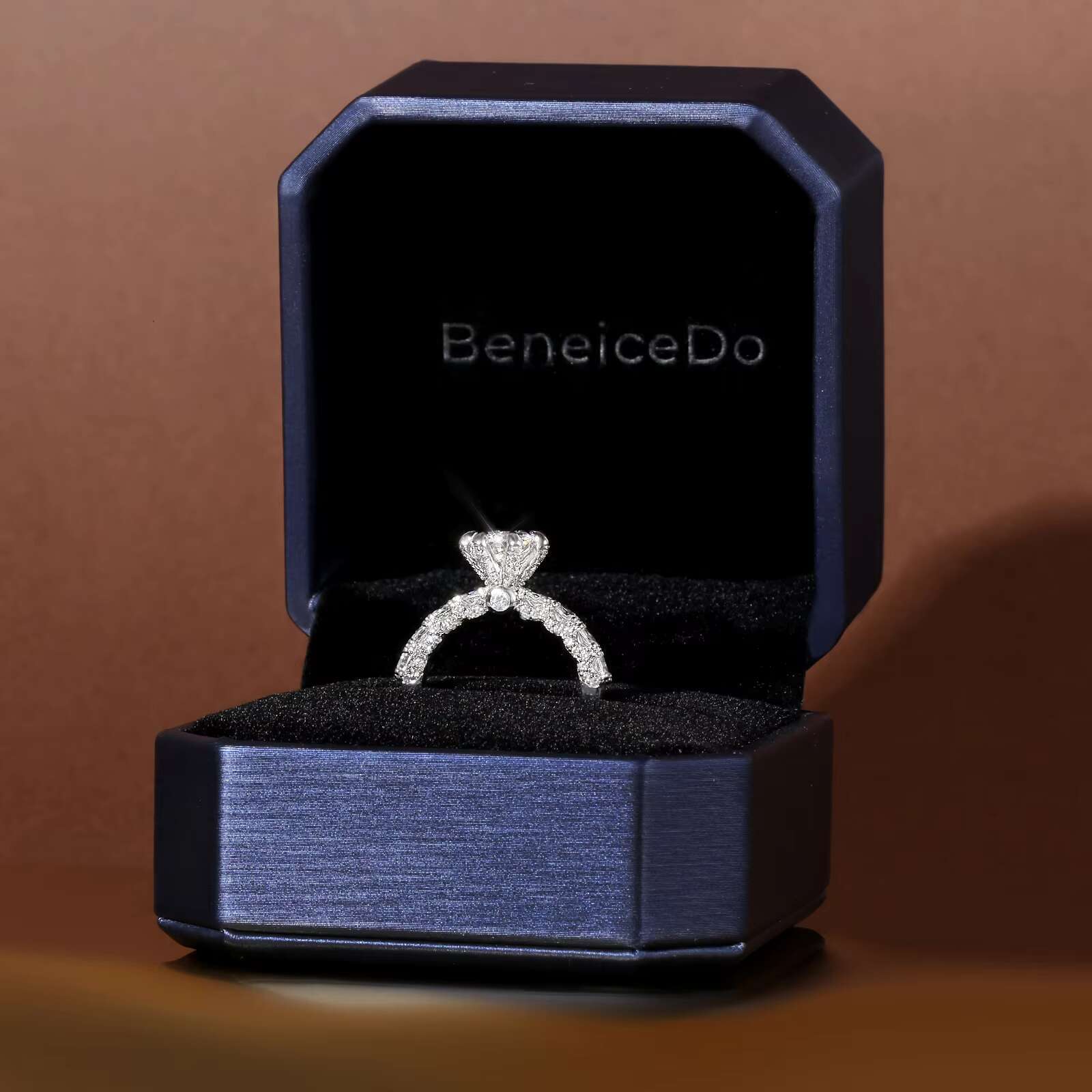 IGI CERTIFIED 18K Solid Gold Wedding Promise Jewelry Women Solitaire Halo Oval Round Cut 1.0ct LAB GROWN Diamond Engagement Ring