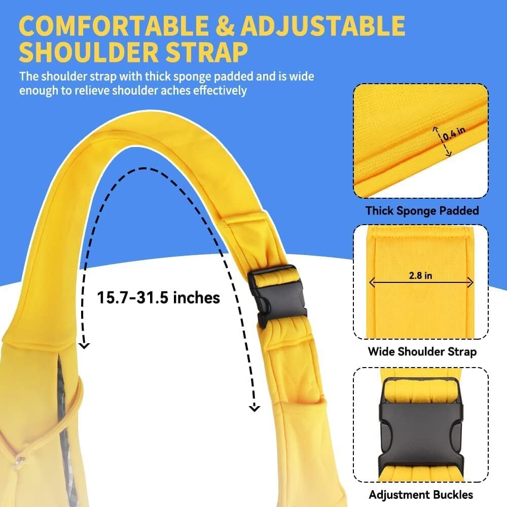 Dog Strap Strap, Adjustable Strap Strap for Dogs, Front Pocket and Seat Belt, Hands Free Pet Carrying Stand, Suitable for Travel, Outdoor